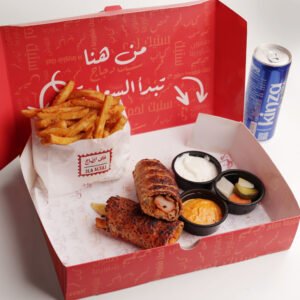 وجبه سندوتش بروتين شيش طاووق تتندوري